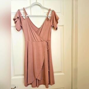 Gianni Bini Size XS taupe/mauve color, fit and flare dress